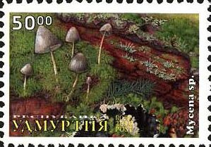 Stamp, Mushrooms, Cinderellas,  , Mushrooms