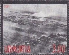 Stamp, The Pearl Harbour Attack, Cinderellas,  , Battle, Second World War