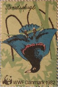 Stamp, WWF , Bird, Cinderellas,  , Animals (Fauna), Birds, WWF