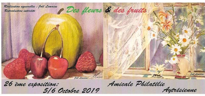 26th Exposition. Fruits and Flowers. Aytresienne Stamp Club