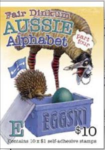 Booklet, E is For..., Australia,  , Animals (Fauna), Birds, Education, Eggs, Flags, Letters (Alphabet)