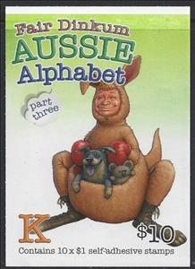 Booklet, K is for, Australia,  , Dogs, Education, Kangaroos, Letters (Alphabet)