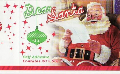 Santa Reading Letter, with lacquer