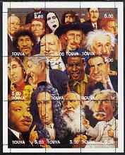 Mini Sheet, Famous People caricatures, Cinderellas,  , Famous People