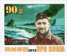 Stamp, German U-Boot, Cinderellas,  , Second World War, Submarines