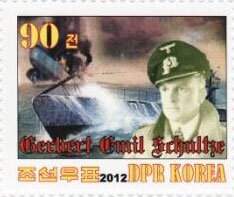 Stamp, German U-Boot, Cinderellas,  , Second World War, Submarines