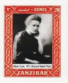 Stamp, Marie Curie, Cinderellas,  , Famous People, Women