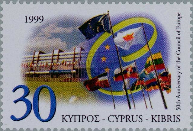Council of Europe, 50th Anniversary - Member Countries' Flag