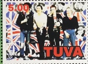 Stamp, Rock of the past, Cinderellas,  , Famous People, Musicians