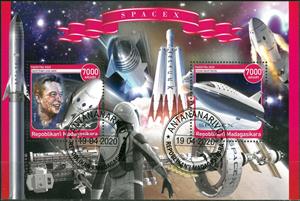 Mini Sheet, Spacex, Cinderellas,  , Spacecrafts