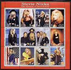 Mini Sheet, Stevie Nicks, Cinderellas,  , Famous People, Musicians