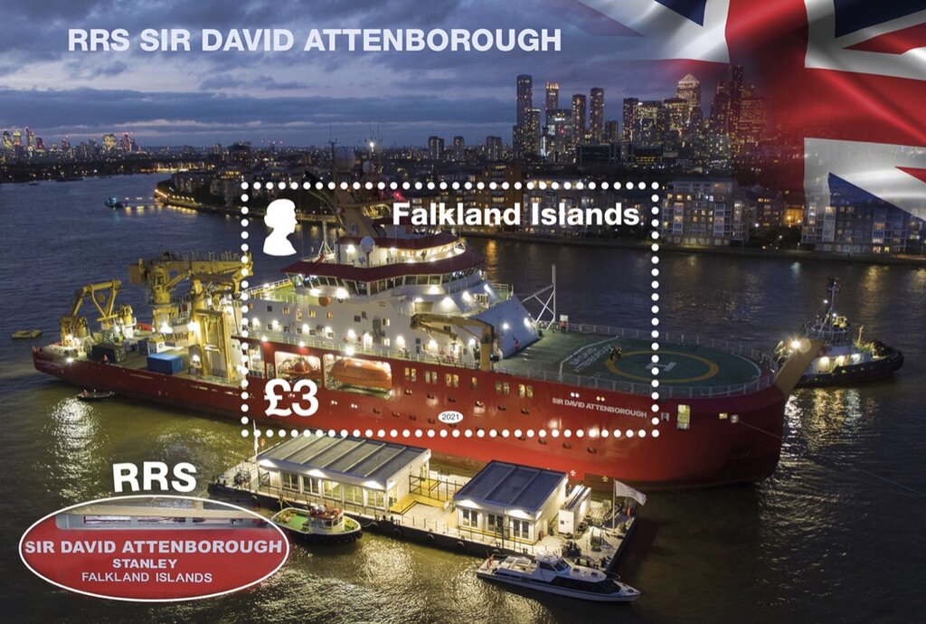 Maiden Voyage of RRS Sir David Attenborough to Falklands