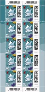 Mini Sheet, Letters as Bird, Germany, Federal Republic,  , Birds, Letters (Mail), Stylized Animals