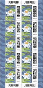 Mini Sheet, Letters as Lotus Flower, Germany, Federal Republic,  , Flowers, Letters (Mail)