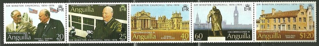 Strip of 5, Churchill