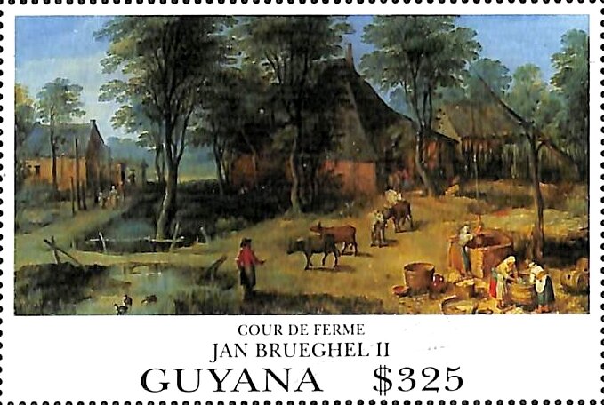 "Farmyard" - Jan Brueghel the Younger