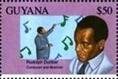 Stamp, Rudolph Dunbar (Musician), Guyana,  , Famous People, Music, Musicians
