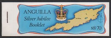 Booklet of 2 each, 25th anniversary of Queen Elizabeth II