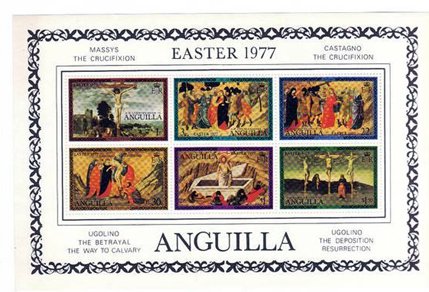 Souvenir Sheet, Souvenir Sheet of 6, Easter, Anguilla,  