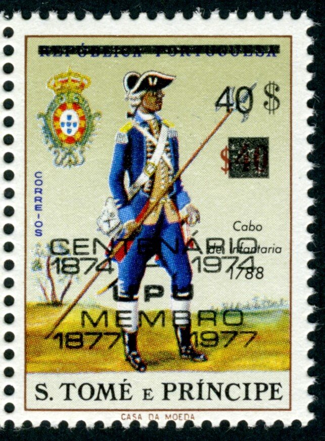 Infantry Corporal, 1788, Overprint Type b