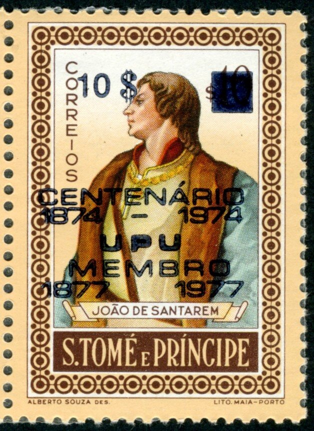 João de Santarém Overprint Type b