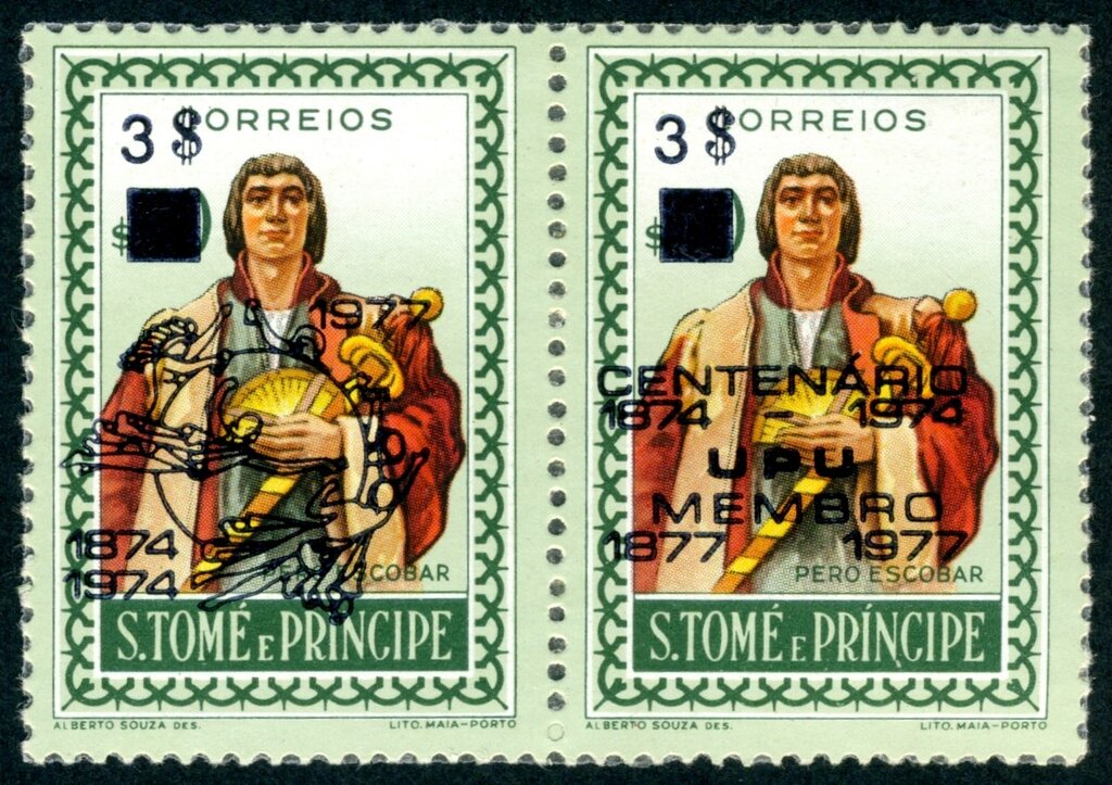 Pêro Escobar Overprint Type a & b