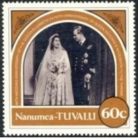 Wedding Photo of Queen Elizabeth and Prince Philip