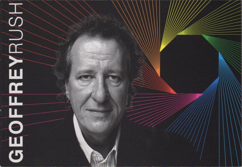 Geoffrey Rush - Premium booklet