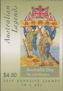 Booklet, The Last Anzacs, Australia,  , Famous People, First World War, Medals and Marks of Honour, Military Forces