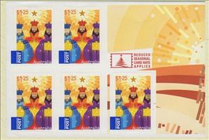 Booklet Pane, Three Kings - Christmas 2009, Australia,  , Christmas