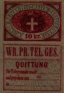 Stamp, Vienna Private Telegraph Stamp, Austria,  , Crosses
