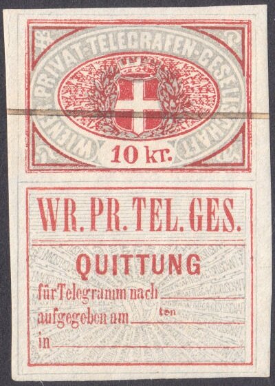 Vienna Private Telegraph Stamp