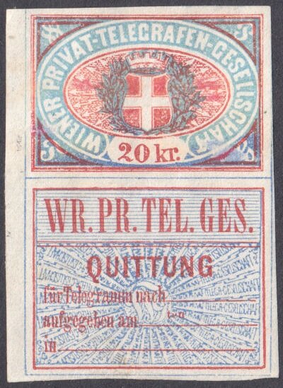 Vienna Private Telegraph Stamp