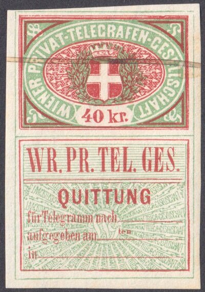 Vienna Private Telegraph Stamp