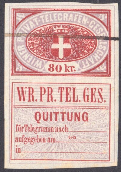 Vienna Private Telegraph Stamp