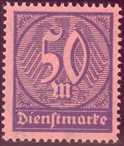 Stamp, Official Stamp, German Realm,  , Coats of Arms