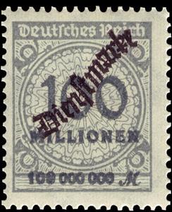 Stamp, Official Stamp, German Realm,  