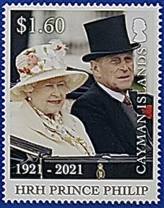 Stamp, Prince Philip, Duke of Edinburgh, Memorial Issue, Cayman Islands,  , Royalty