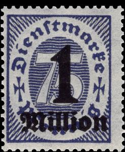 Stamp, Official Stamp, German Realm,  