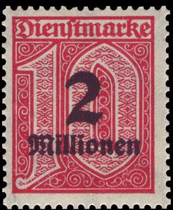 Stamp, Official Stamp, German Realm,  