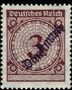 Stamp, Official Stamp, German Realm,  