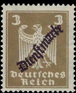Stamp, Official Stamp, German Realm,  