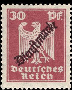 Stamp, Official Stamp, German Realm,  