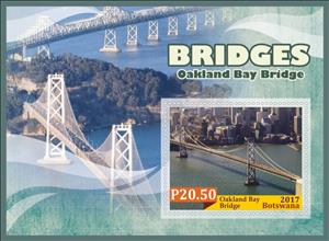 Souvenir Sheet, Architecture Bridges, Cinderellas,  
