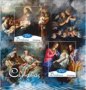 Mini Sheet, Art Christmas, Cinderellas,  