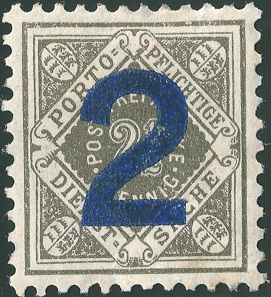 District postage with overprint