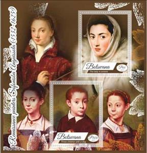 Mini Sheet, Art Renaissance painters Sofonisba Anguissola, Cinderellas,  