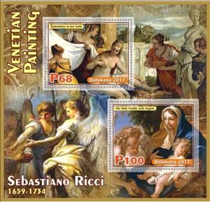 Mini Sheet, Art Venetian Painting Sebastiano Ricci, Cinderellas,  