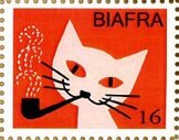 Stamp, Cat, Cinderellas,  , Cats, Stylized Animals