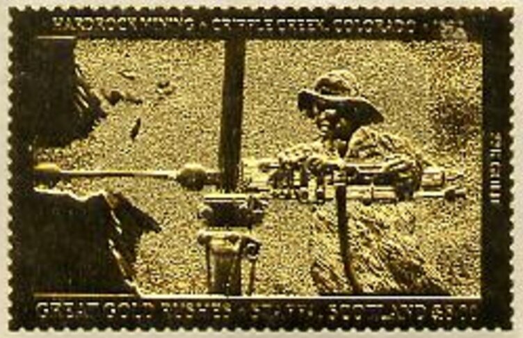 Gold stamp